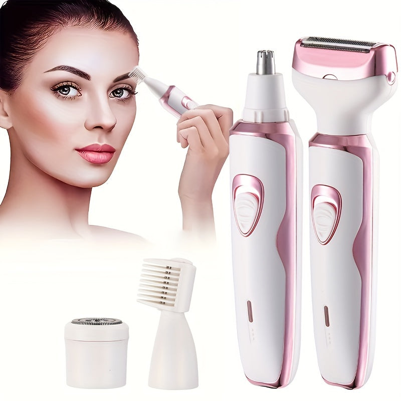 4-in-1 wiederaufladbarer Elektrorasierer für Damen