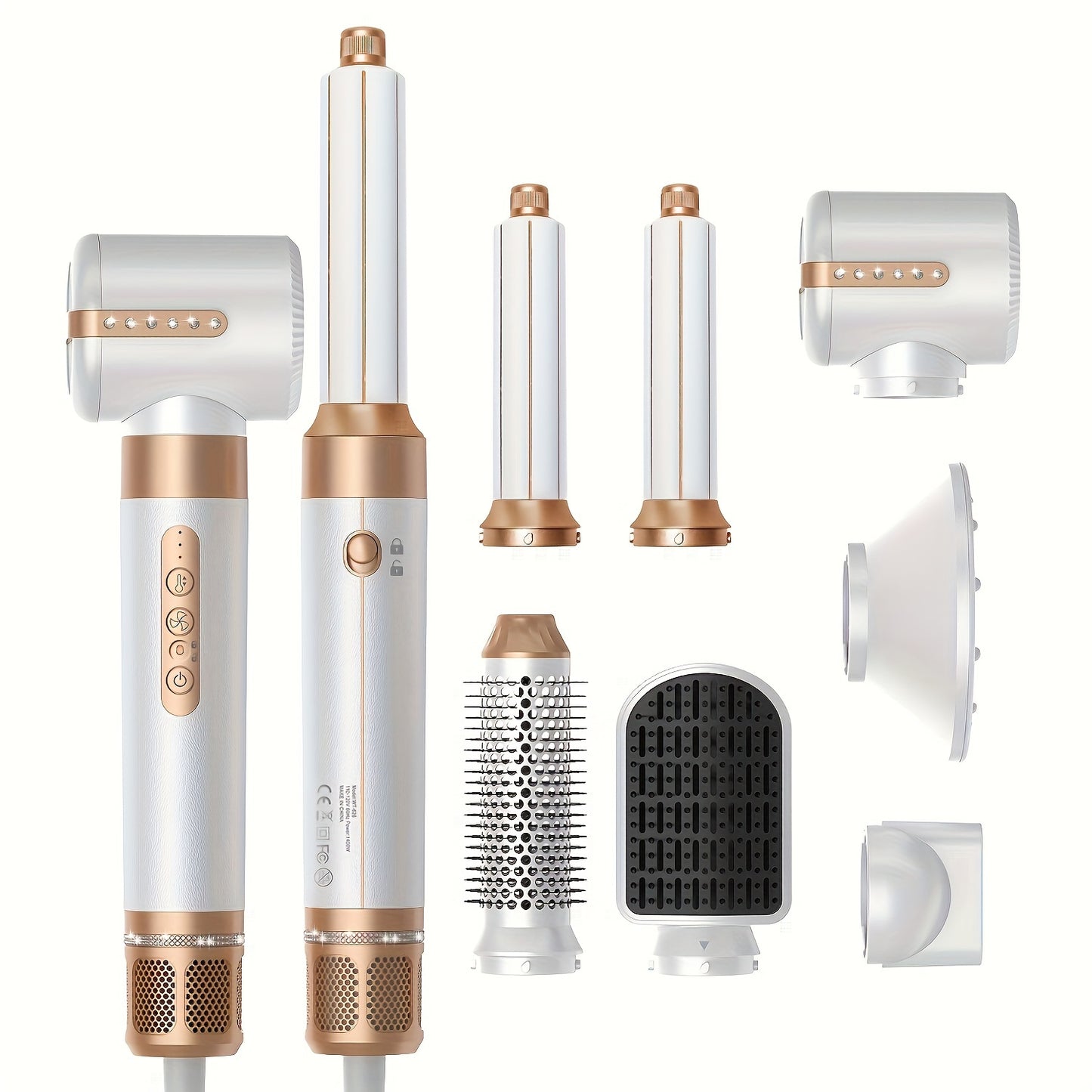 7-in-1 High-Speed Hair Styling Tool – Dryer, Curler, Straightener & More