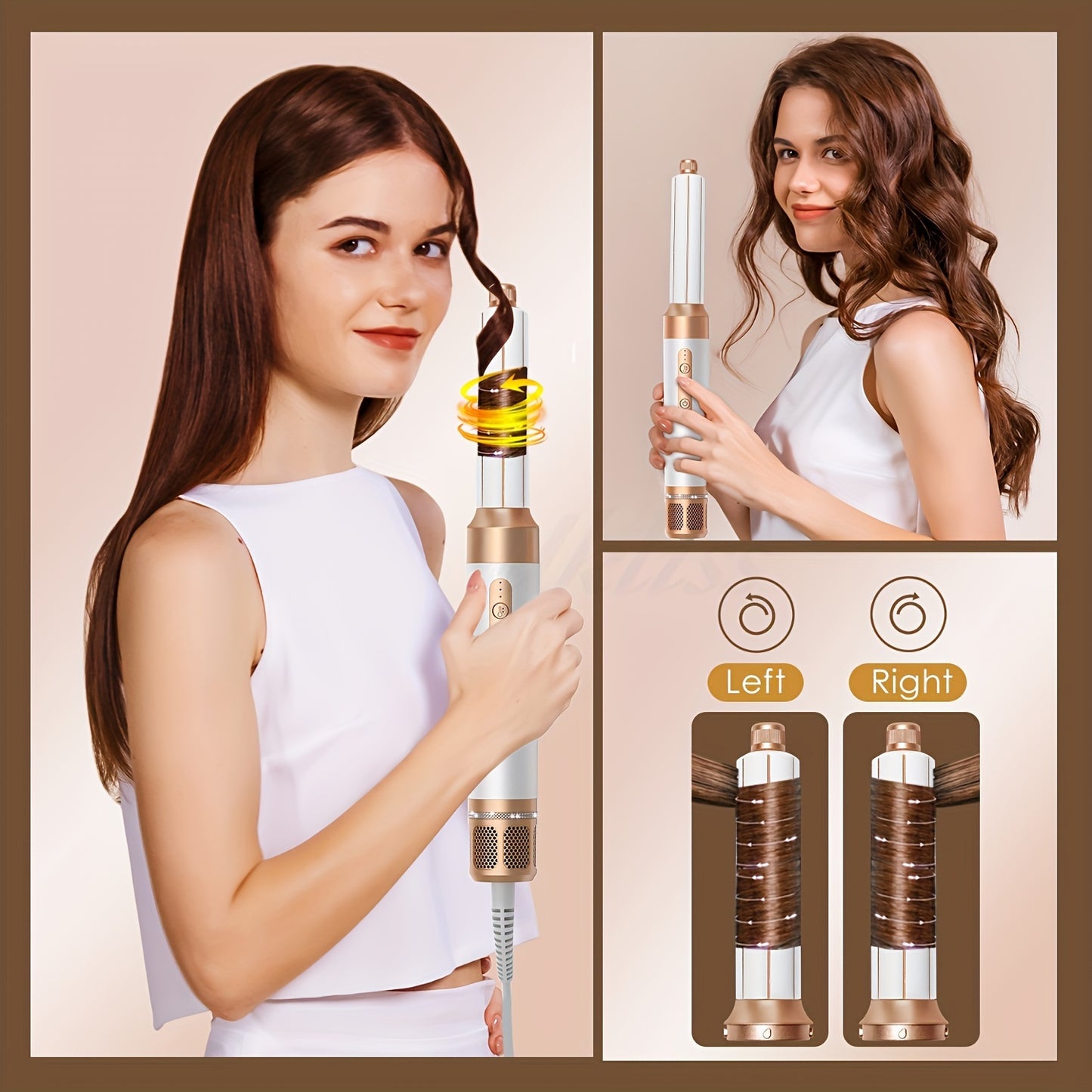 7-in-1 High-Speed Hair Styling Tool – Dryer, Curler, Straightener & More