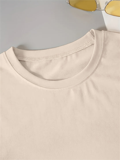 Lässiges T-Shirt-Kleid für Damen mit „MILANO“-Print